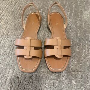 Aldo Tan Leather Sandals